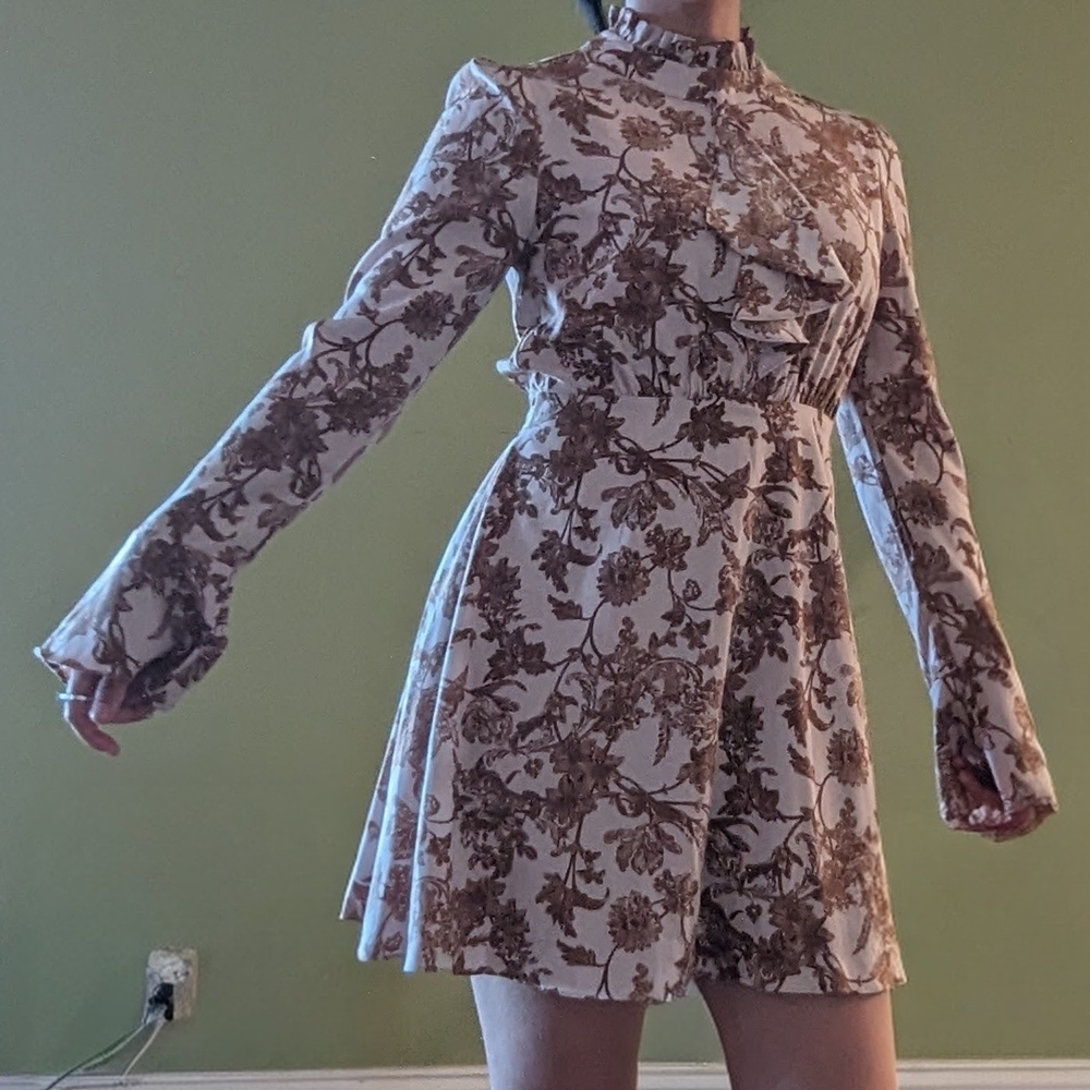 Floral Long Sleeve Dress